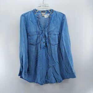 chicos blouse shirt women size 1